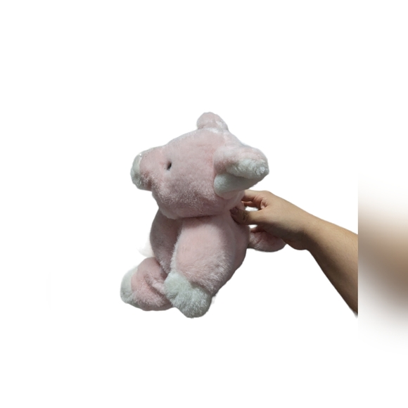 Pink cuddly piggy plush - Picture 3 of 5